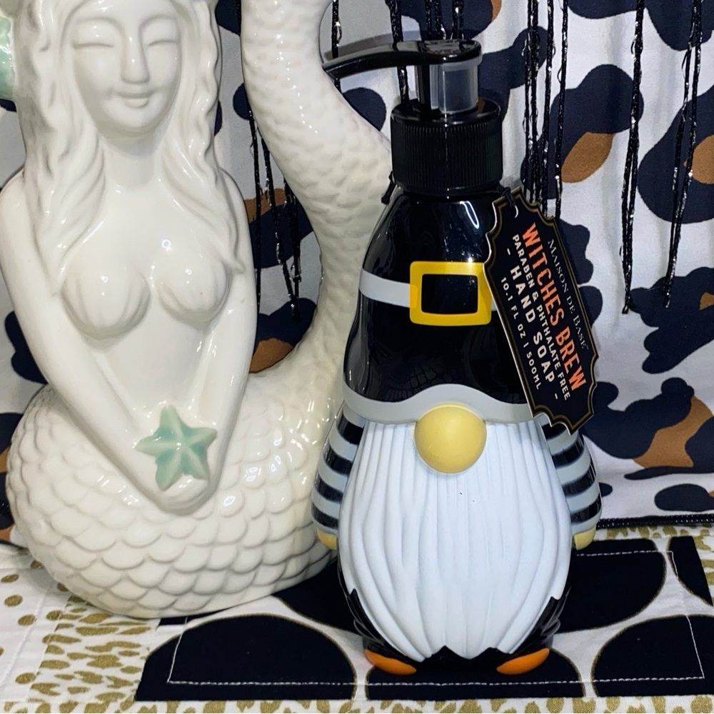 WITCHES BREW GNOME HAND SOAP DISPENSER